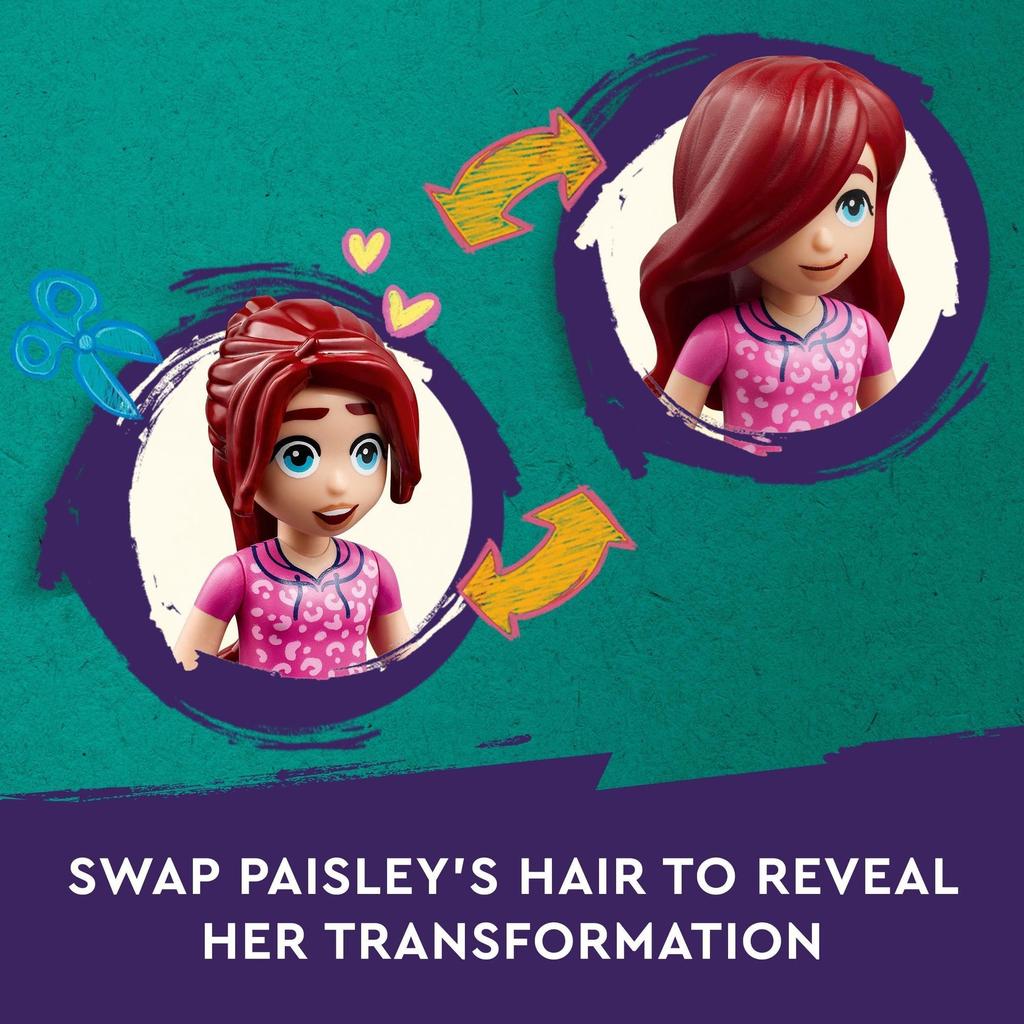 LEGO Friends Heartlake City Hair Salon 41743 Toy, Building Blocks, Pretend Play, City Building, Girls, Ages 6 and Up