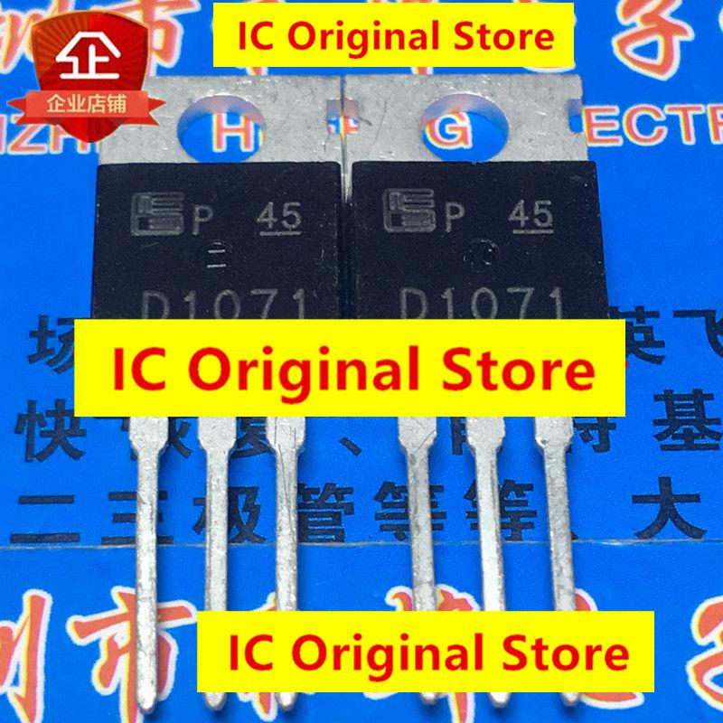 

10pcs 2SD1071 New Import Spot TO-220 450V 6A 1071 Triode Transistor With Auto Ignition D1071
