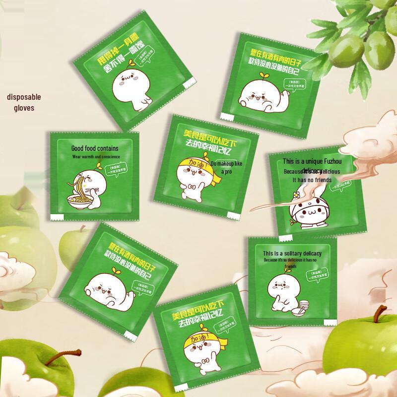 DYMAYKI Food-Grade Disposable Plastic Gloves