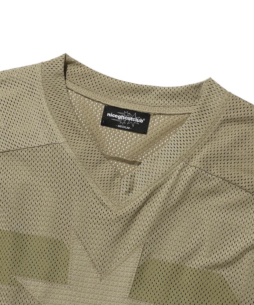 NICEGHOSTCLUB Mesh Football Jersey_Gold(Ng2Esut555A)