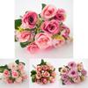 Elegant Silk Rose Artificial Flower For Home Decor And Wedding Arrangements