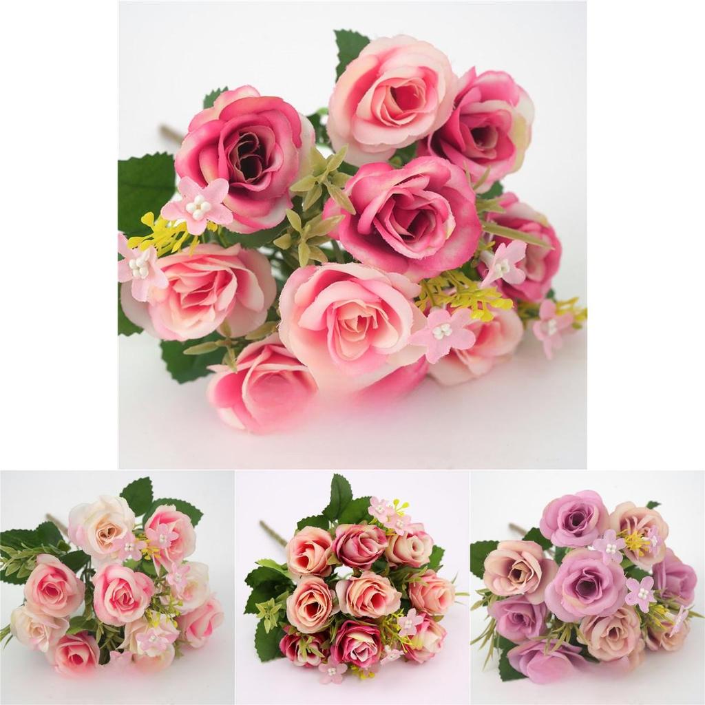 Elegant Silk Rose Artificial Flower For Home Decor And Wedding Arrangements