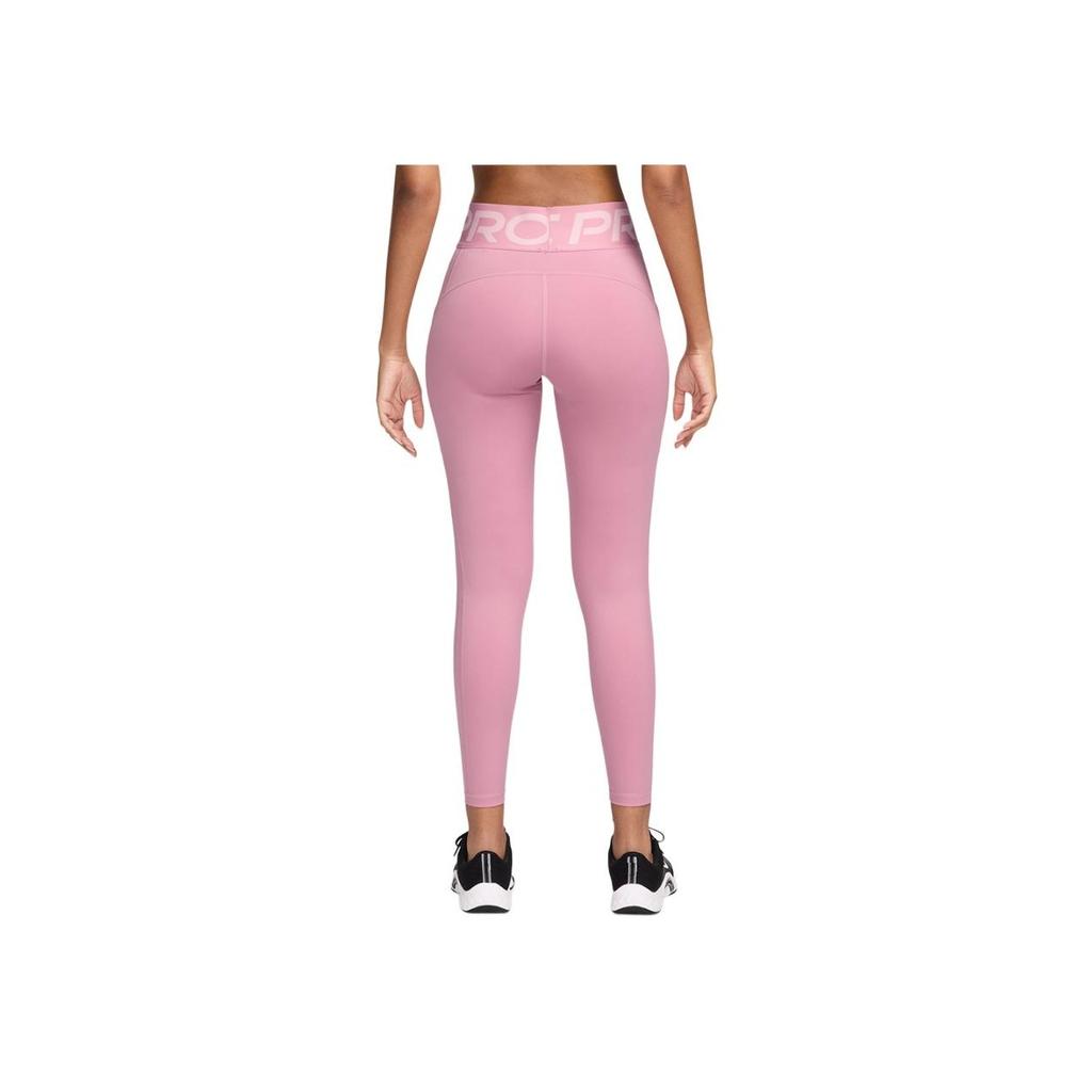 Nike Letter Elastic Versatile Fashion Sports Long Pants Women Bottoms Pink FV7389-699