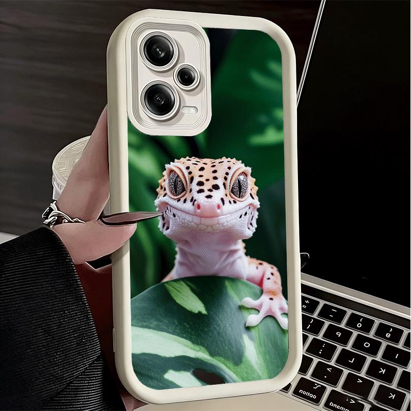 Phone Case for Xiaomi Redmi Note 15 14 13 Pro Plus Lizards Geckos Cute Pet Shell 12S 11 11S 11T 5G 14S Soft Silicone Funda
