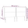 VidaXL Têtes de lit 4 pcs Blanc 100x5x78-88 cm Similicuir3116301