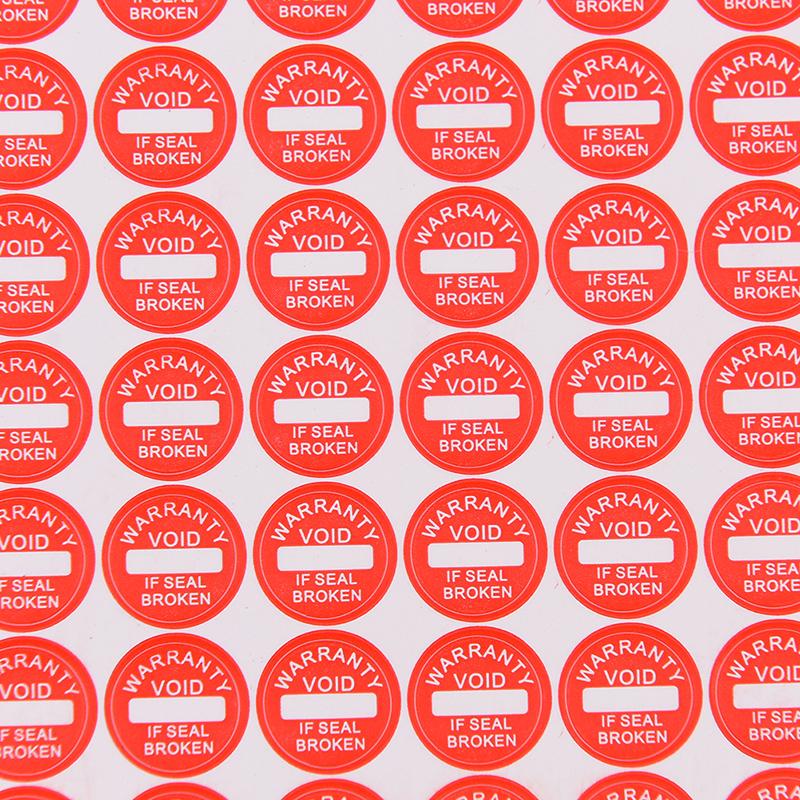 208Pc 10Mm Warranty Fragile Seal Label Sticker Universal Guaranteed Void Sticker
