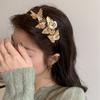 Butterfly Hollow Butterfly Headband Gold Double Layer Headband Fashion Tiara Hair Band  Women Use