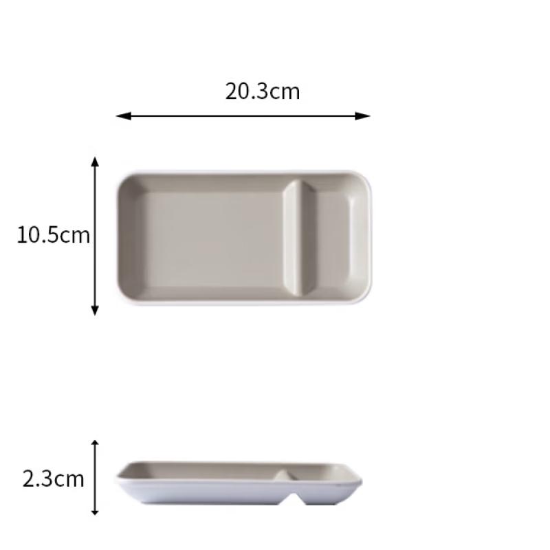 ZISIZ Melamine Imitation Porcelain Tableware