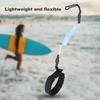 Stand Up Paddle Board Coiled Spring Leg Foot Rope Surfing Leash for Surfboard (blue)