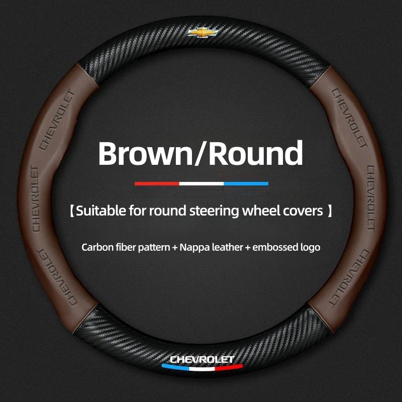 Car Steering Wheel Cover For Chevrolet Aveo Bolt Onix Cruze Spark Cavalier Colorado Lacetti Trailblazer Silverado Tahoe Traverse