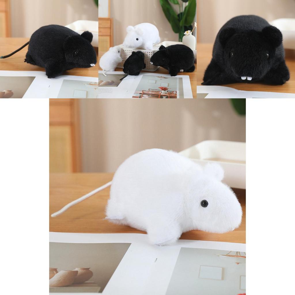 Adorable Plush Mouse Stuffed Animal Toy Soft Pp Cotton Cuddly Pillow For Kids