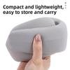 U-shaped Pillow Anti-bow Three-dimensional Neck Cover Neck Tilt Correction Latex Pillow Business Trip Flight High-speed Rail Nap Artifact