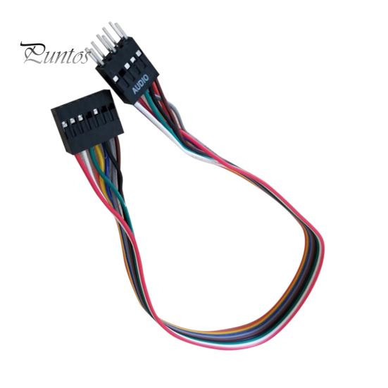 Adaptor de înlocuire pentru cablu audio 13Pin mamă la 8Pin masculin pentru placa de bază Lenovo