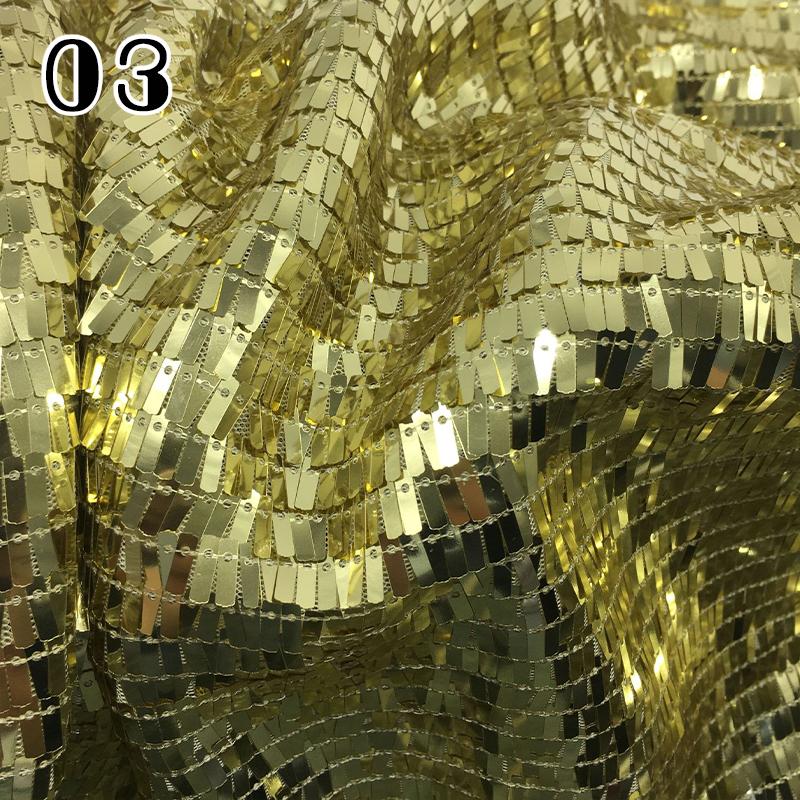 100x130cm Glitter Sparkly Fabric Iridescent Sequin Embroidery Mesh Fabric Stage Costume Party Evening Dress Decor Diy Material