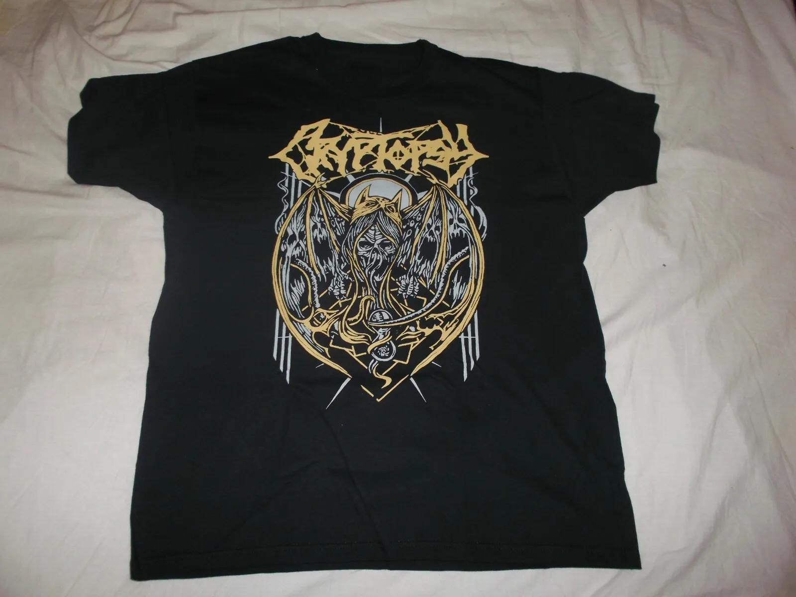 Cryptopsy Band Gift For Fans Black T-Shirt Cotton All Size 7D1659 S