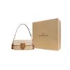 Coach Morgan 27 Color Block Signature Coated Canvas And Calfskin Tote Shoulder Bag Large Women Handbags Light-Khaki CR332-IMWQ4