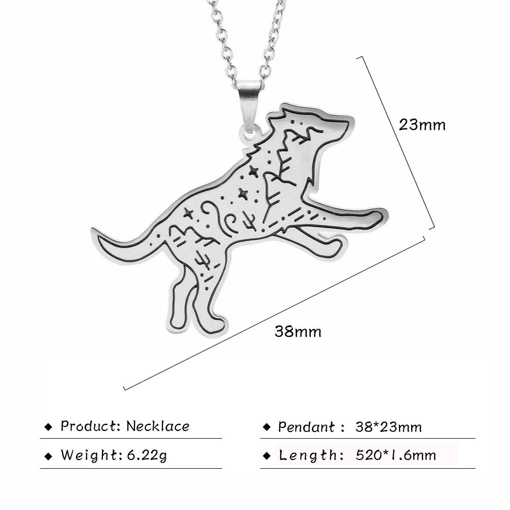 Cazador Animal Pendant Necklaces for Women Men Fox Rabbit Bird Fish Polar Bear Nature Stainless Steel Jewelry 2026 Birthday Gift