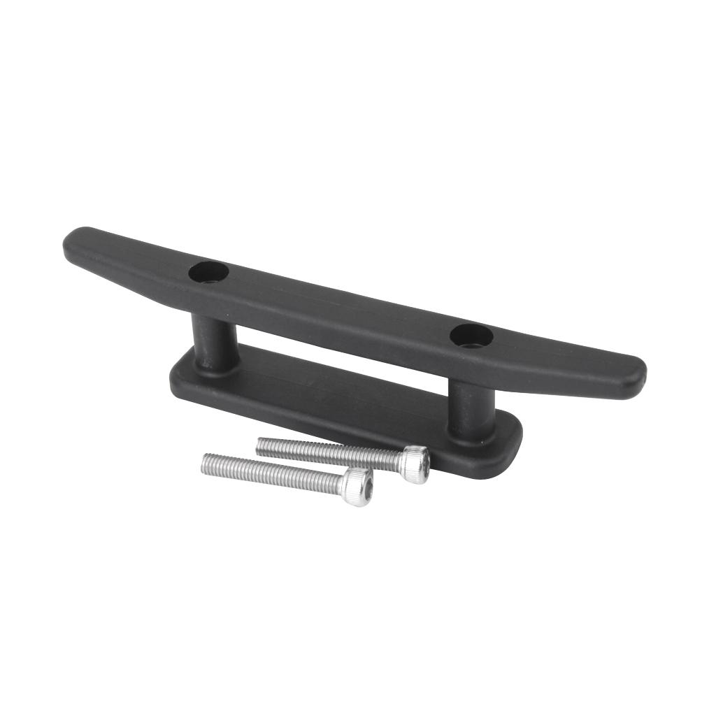 Nylon Marine Boat Kayak Canoe Deck Cleat Mooring Fixed Seat Anchor Black