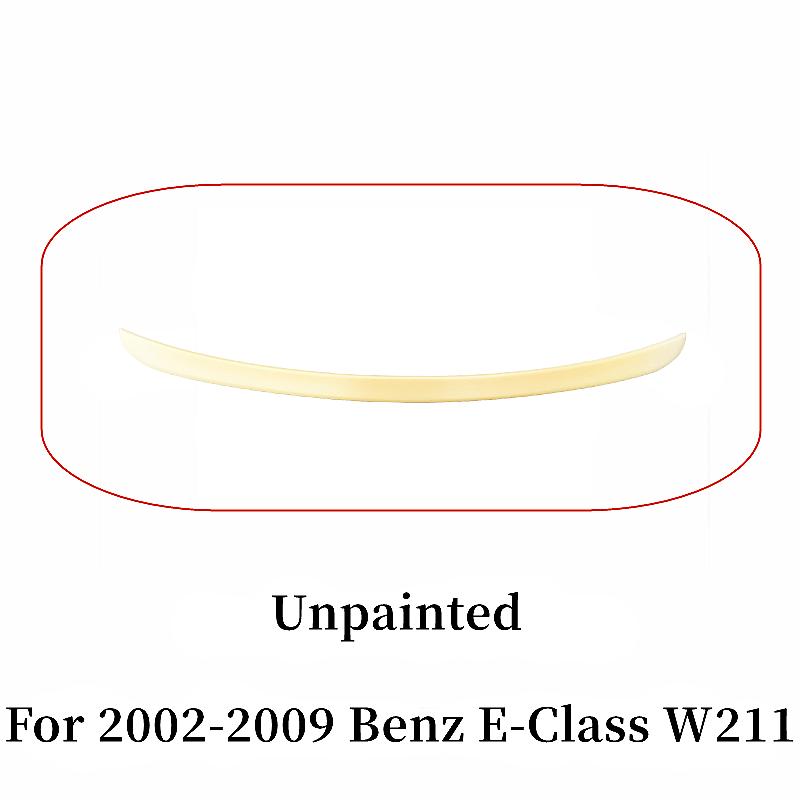 Pour Mercedes Benz Classe E W211 E180 200 260 300 320 240 230 280 35 2002-2009 Couvercle de coffre arrière Ailes de becquet de voiture Accessoires de réglage
