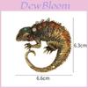 Vintage Lizard Animal With Zinc Alloy Decor For Women And Men