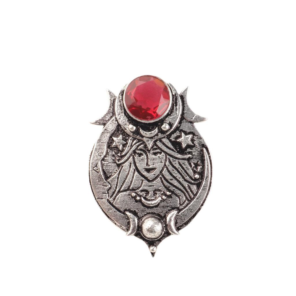 Pink Rubellite Natural Gemstone Handmade 925 Oxidized Silver Necklace Pendant CP-22-13