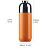 Fashion Titanium Coated Tea Tumbler with Infuser, Portable Thermos Cup 370ml with Gift Box