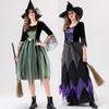 Costume Witch Cosplay With Polyester Material For Halloween And Cosplay Parties