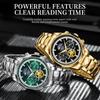 Star Moon Phase Watches Men Top Brand Luxury Automatic Watch for Men Luminous Waterproof Stainless Steel Quartz Clock