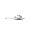 Sheepskin Version~ The Same Square Head Pleated Kink Flat-Bottomed Slippers Women'S Cool Slippers Outer Wear Summer