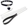 Women's collar PU bell neck ring neck ring dark love pendant collar collar chain necklace