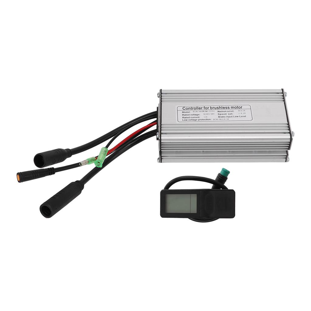 36V48V 500W Electric Motor Controller Kit KT 22A Motor Controller with LCD4 Display Panel 130X