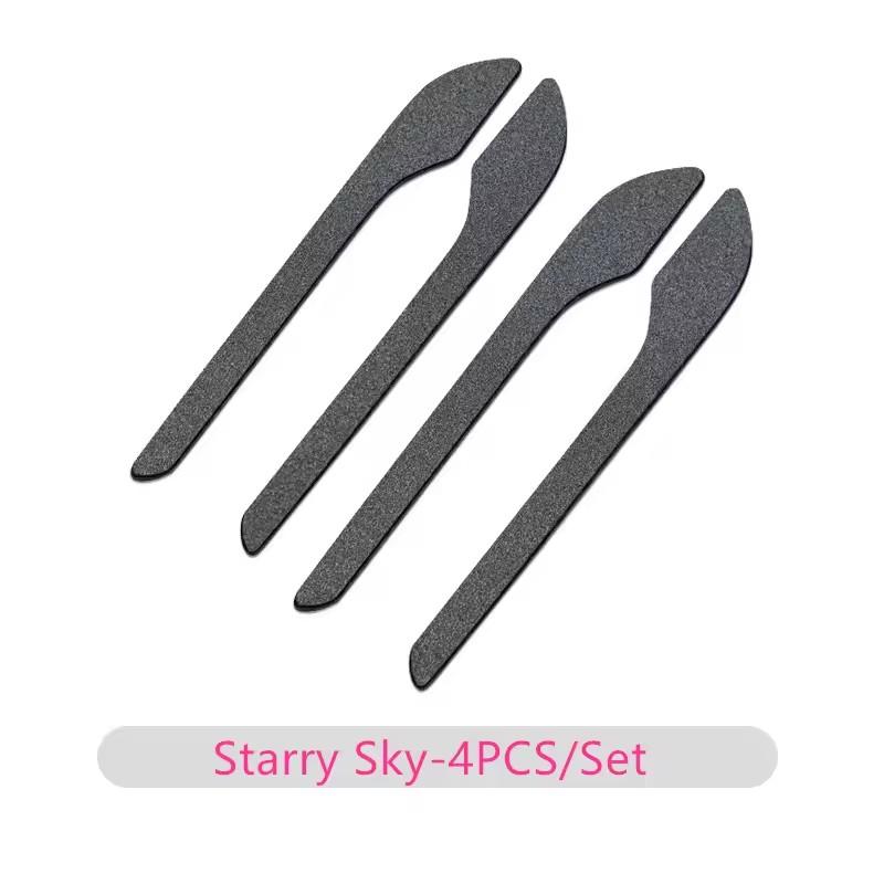 2/4PCS Carbon Fiber Car Door Handle Sticker for Tesla Model Y/3 Anti-Scratch Door Handle Protector Decorative Sticker for Tesla