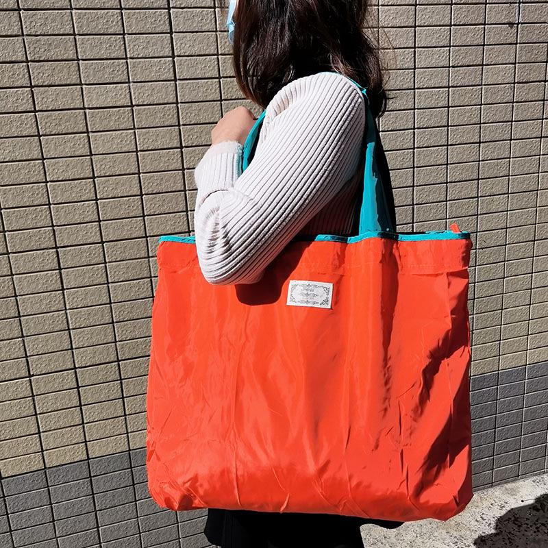 Waterdichte Opvouwbare Boodschappentas - Grote Capaciteit, Milieuvriendelijke Tas met Trekkoord