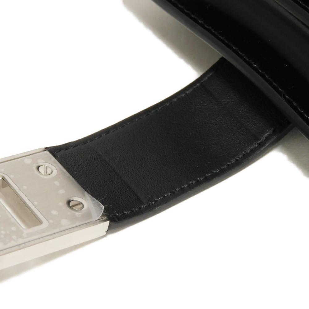 Used Gancini Pochette 9896 661170 7921 Card Case 2-Way Pouch RFID Unused New Logo Black Unisex from Japan AUTHENTIC