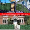 Vibrant Greenery Decoration Artificial Hedge Leaves Faux Ivy Grass Wall Backdrop UV-resistant UV-coated Foliage Decor for Balcony Privacy Garden Patio