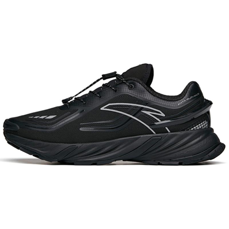 

Anta Non-slip Wear-resistant Shock Absorption Low-Top Running Shoes Men s Black Sneakers 112145525-4 40