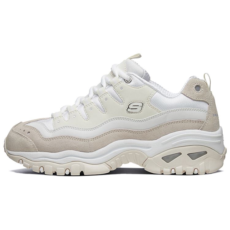 Skechers Energy Comfortable Versatile Low-Top Casual Shoes Women sneaker White Brown 13414-WNT 39