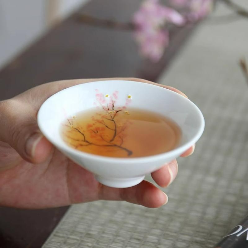 Japanese Style Ceramic Wine Sets Handmade Flower Sake Cup Wine Bottle Sakura Teacups Home Bar Barware Supplies Gifts 2025 New