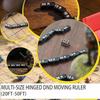 Tabletop RPG Articulated Movement Ruler for DND 8 Section 12 Inch Flexible Accurate Ruler for Adventure  Scenario Use