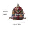 Stripe Ethnic Style Tassel Backpack Embroidery Chinese Style Handbag  Outdoor