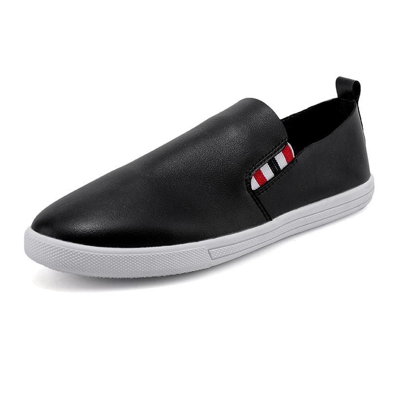 Fashion Split Leather Men Casual Shoes Slip-on Handmade Loafers Outdoor Fashion Driving Footwear Comfortable Male Leisure Walk Moccasins