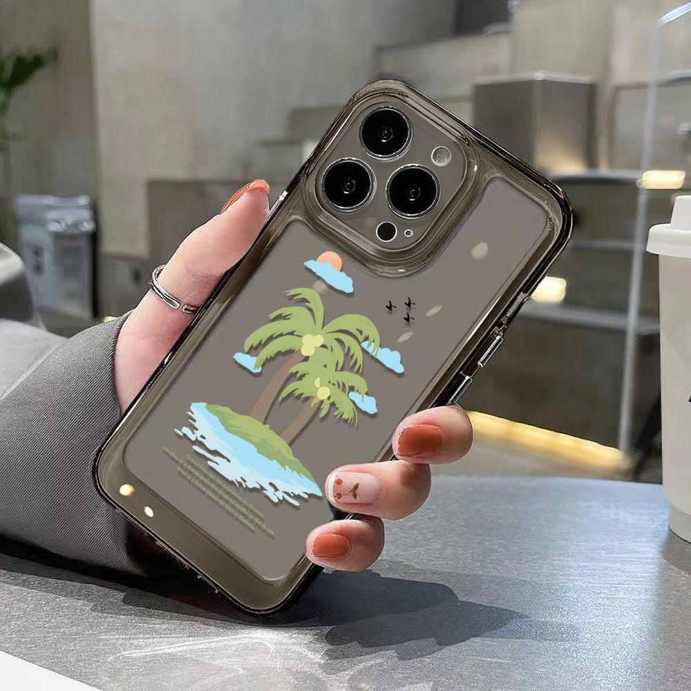 Island Coconut Apply to iPhone17promax Mobile Phone Case 16 Summer 15/14 Apple 12 All Inclusive 13 Fine Pores x