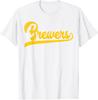 Vintage Brewers Nickname Shirt Brewers Throwback Design T-Shirt