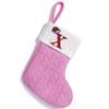 Thickened Christmas Alphabet Knitted Socks Large Capacity Candy Gift Bags  Xmas Gift