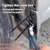 Car Mudguard Fixing Cable Tie with Buckle and Through-Hole Nail