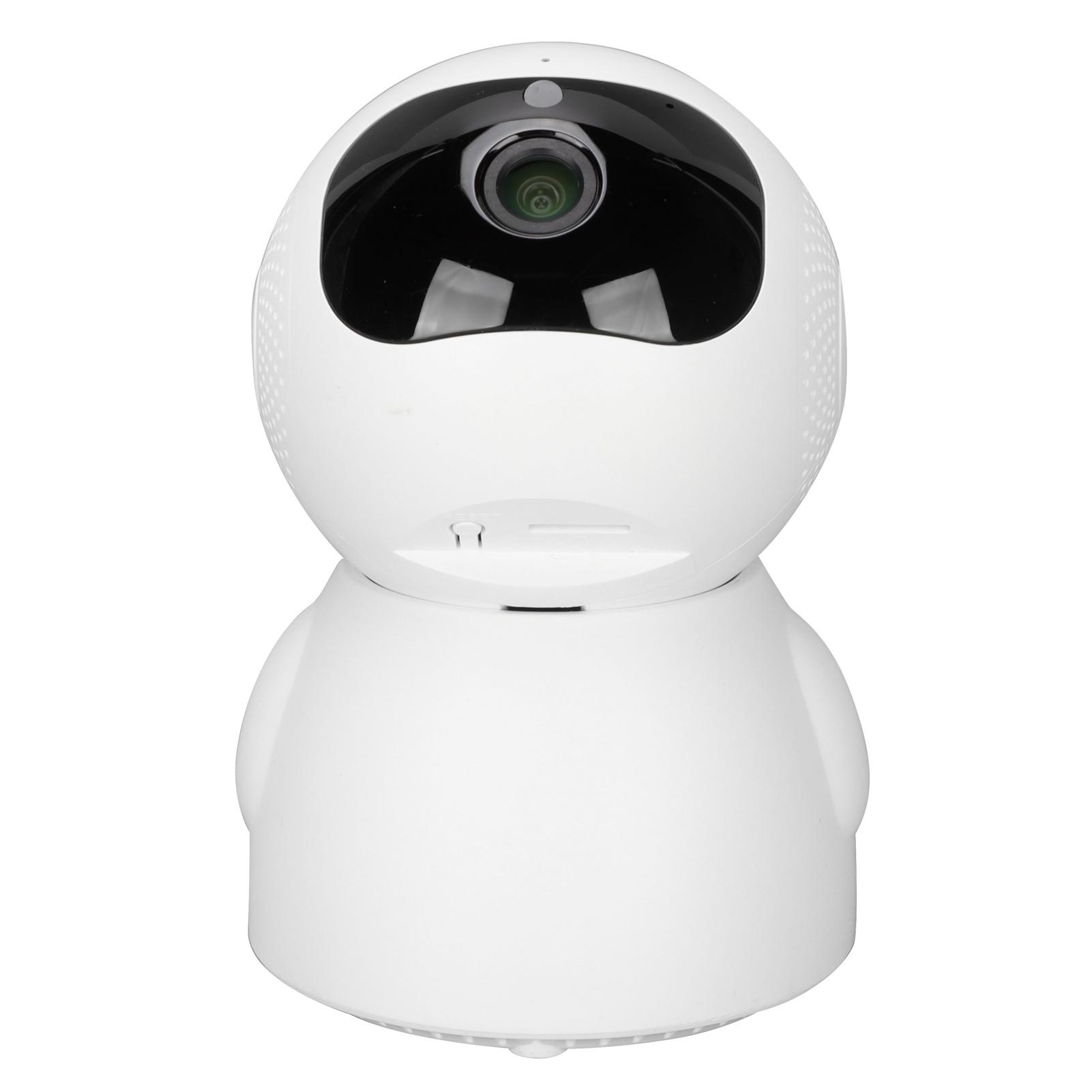 

2K 3МП Розумна камера безпеки WIFI 360 градусів Панорамне нічне бачення Відстеження руху 2-сторонній звук для дитини US Plug