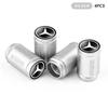 4Pcs Wheel Tire Valve Air Stem Cap Duust Covers Car Styling For Mercedes Benz W206 Class C200L W204 GLA W213 W212 Car Ornaments CZ2