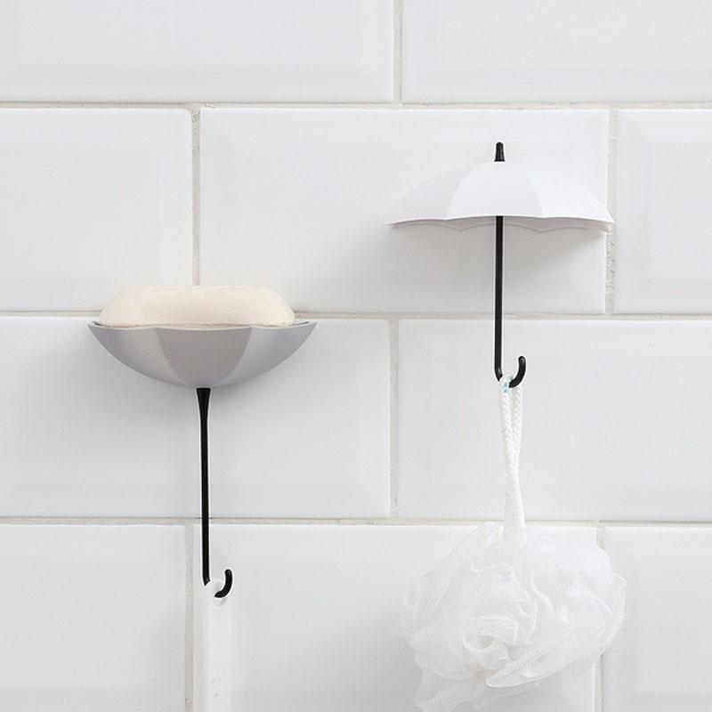 3Pcs/Set Creative Umbrella Wall Hook