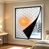 Winddichte Warme Vorhänge, Winter Winddicht, Schlafzimmer, Isolierfolie, Kälteschutz, Vollständig Abgedichtete Fliegengitter, Türvorhänge Isolierung Fensterschutzgitter