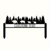 Exclusive Handmade Custom Bear Family Metal Yard Sign Floor Mounted for Home Garden Patio Pathway Decor No Electricity Required